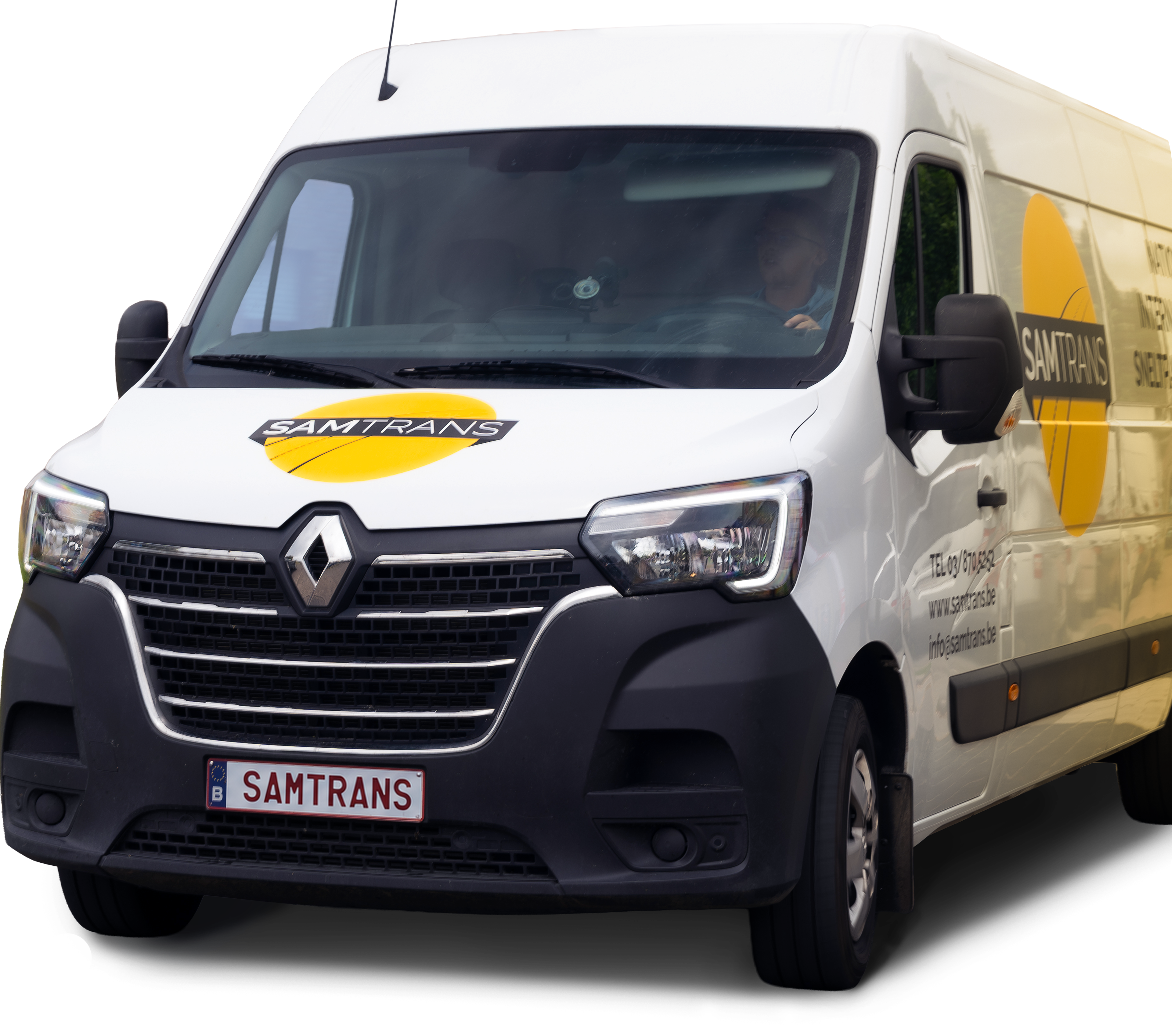 SamTrans bestelwagen voor sneltransport